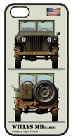 WW2 Military Vehicles - Willys MB (early) Phone Cover 1